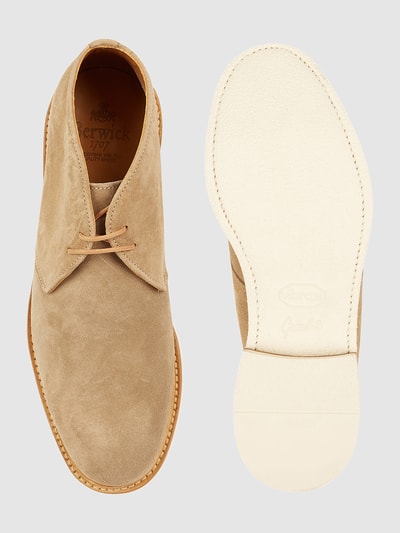 Berwick Desert Boots aus Veloursleder Beige 4