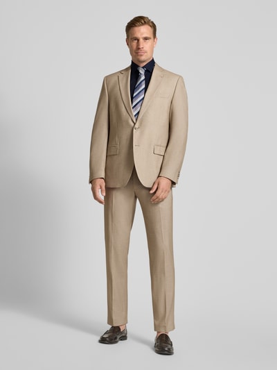 OLYMP No. Six Super slim fit zakelijk overhemd van katoenmix Marineblauw - 1