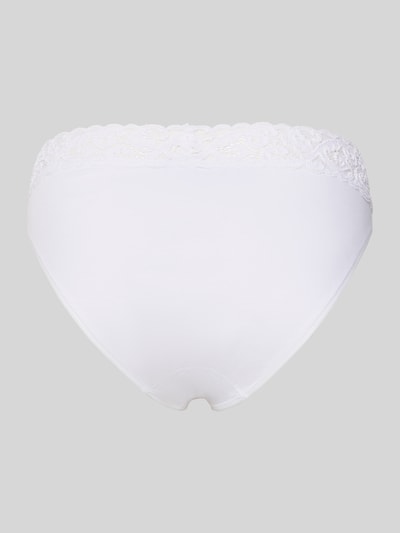 Hanro Slip mit Spitze Modell 'MOMENTS' Weiss 5