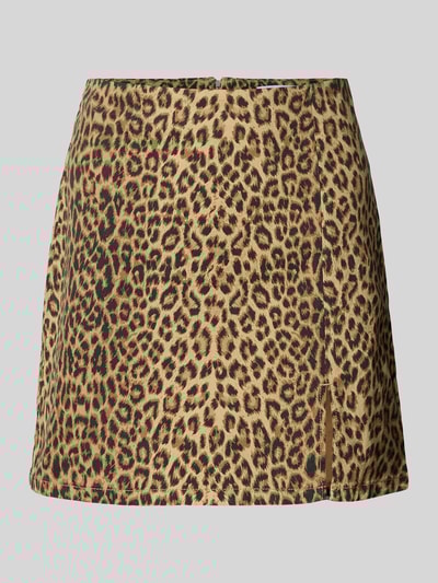 Vero Moda Ausgestellter Jeansrock aus Baumwoll-Mix Modell 'NELLY' Camel 2