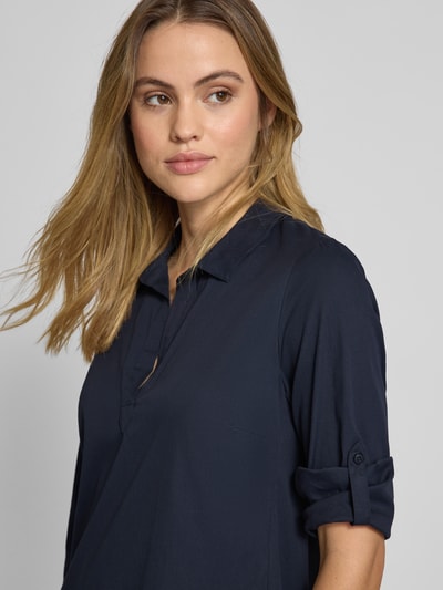 ROBE LÉGÈRE Knielanges Kleid mit 1/2-Arm Marine 3