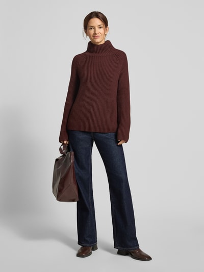 Vero Moda Wide Leg Jeans aus Baumwoll-Mix Modell 'TESSA' Dunkelblau 1