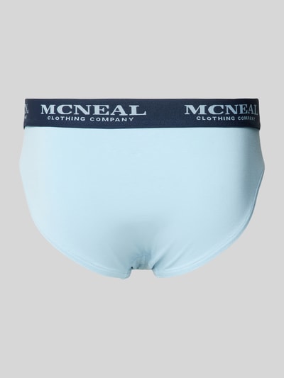 MCNEAL Slip met elastische band met logo in een set van 3 stuks Blauw - 3