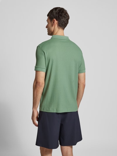 JOOP! Collection Regular Fit Poloshirt mit Strukturmuster Modell 'Brody' Lind 5