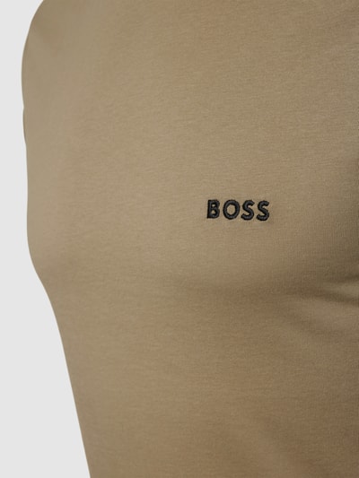 BOSS T-Shirt mit Label-Stitching im 3er-Pack Oliv 2