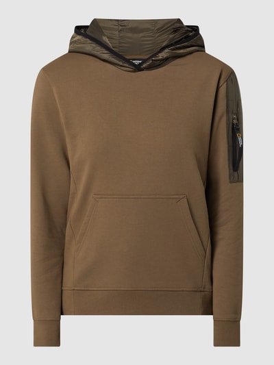 National Geographic Hoodie mit Logo-Detail  Taupe 2