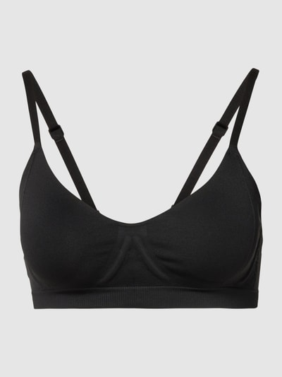 Calvin Klein Underwear Biustonosz typu bralette z detalem z logo Czarny 2