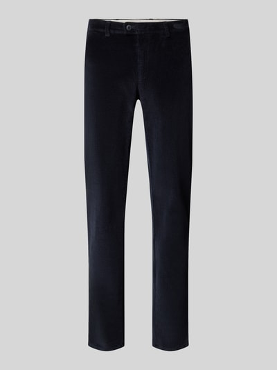 Brax Modern Fit Cordhose aus Baumwoll-Mix Modell 'Fabio' Marine 2
