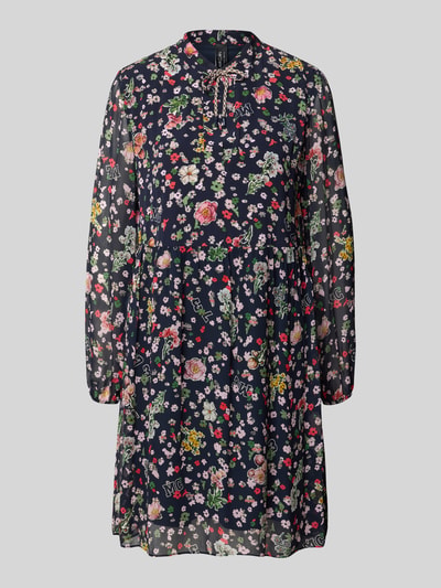 Marc Cain Freizeitkleid aus reiner Viskose Marine 1
