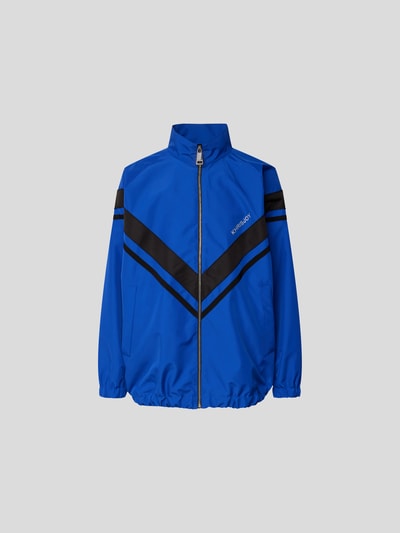 Khrisjoy Jacke mit Kontraststreifen Royalblau 2