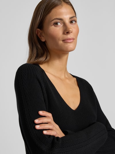 s.Oliver RED LABEL Regular fit gebreide pullover van katoenmix  - 3