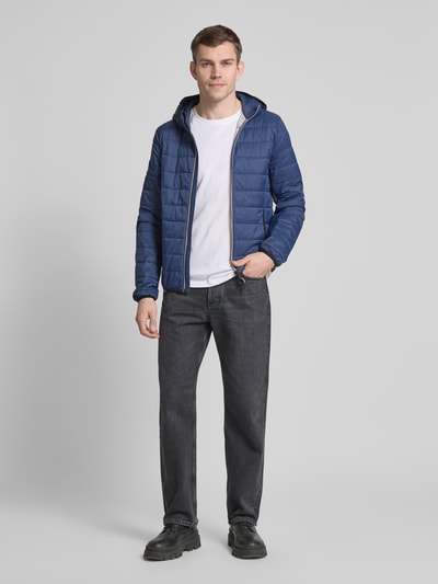 ECOALF Steppjacke mit Kapuze Modell 'ATLANTICOALF' Marine 1