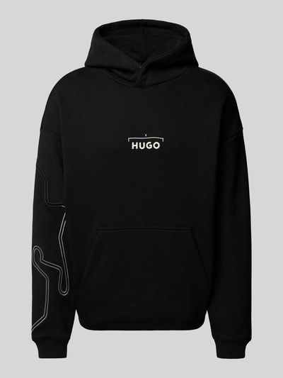 HUGO Hoodie mit Kapuze Modell 'Doad' Black 2