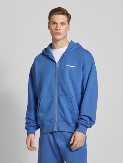 Pegador Oversized sweatjack met labelprint Blauw - 4