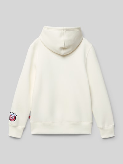 Levi’s® Kids Hoodie mit Känguru-Tasche Modell 'THE GREAT HIGHWAY' Weiss 3