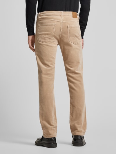 Christian Berg Men Corduroy broek in 5-pocketmodel Beige - 5