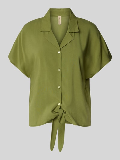 Soyaconcept Hemdbluse mit Knopfleiste Modell 'RADIA' Khaki 2