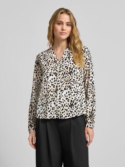 s.Oliver RED LABEL Regular Fit Bluse aus reiner Viskose Offwhite 4