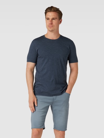 Marc O'Polo T-Shirt mit Streifenmuster Dunkelblau 4