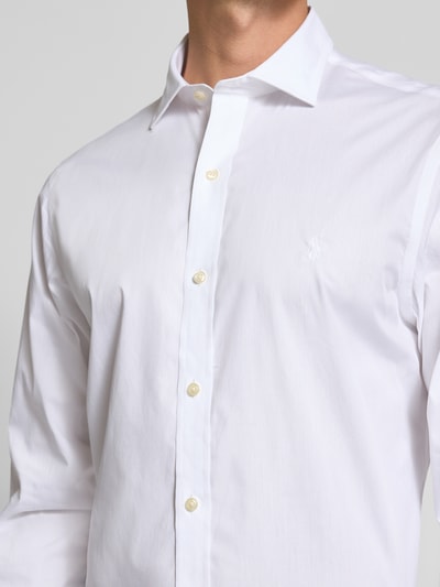 Polo Ralph Lauren Koszula biznesowa o kroju slim fit z wyhaftowanym logo Biały 3