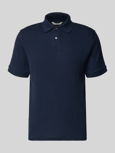 Produktfoto, Regular Fit Poloshirt reiner Baumwolle Modell 'COLE' von SELECTED HOMME, Optik: Unifarben, Struktur, Polokragen, Kurzarm, Struktur-Jersey.