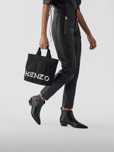 Kenzo Tote Bag mit Label-Print Schwarz 1