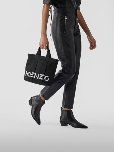 Kenzo Tote Bag mit Label-Print Black 1