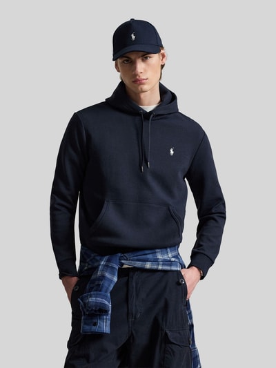Polo Ralph Lauren bluza z kapturem o kroju regular fit z mieszanki bawełny Granatowy 4