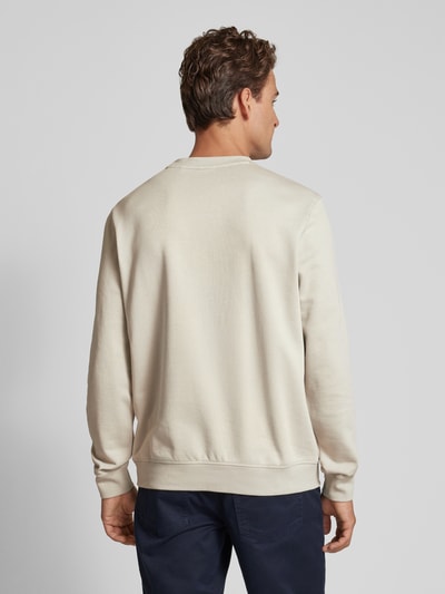 BOSS Orange Sweatshirt mit Label-Patch Modell 'Westart' Sand 5