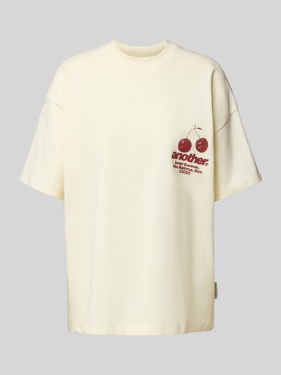 ANOTHER COTTON LAB Oversized T-Shirt mit Rundhalsausschnitt Ecru 2