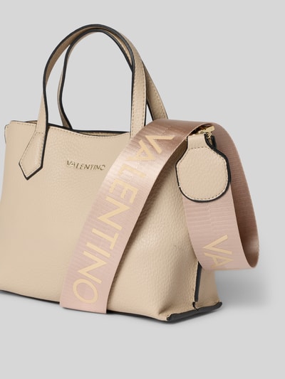 VALENTINO BAGS Torebka z detalem z logo Écru 2