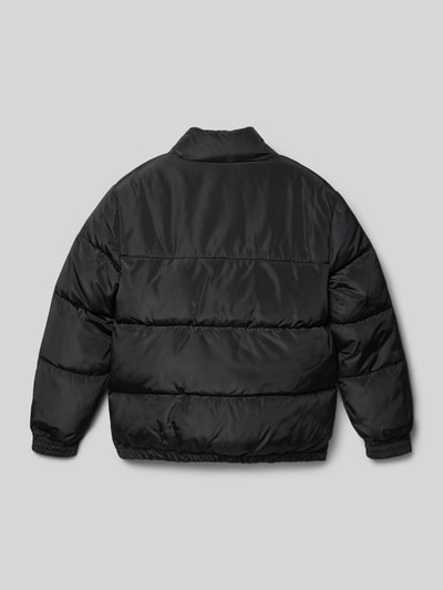 KARL KANI Kurtka pikowana z wyhaftowanym logo Czarny 3