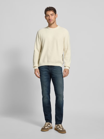 Brax Slim fit jeans met 5-pocketmodel, model 'Chuck' Marineblauw - 1