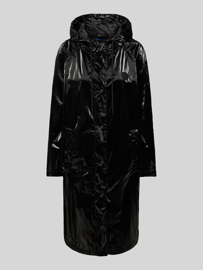 Hugo Blue Mantel mit Label-Badge Modell 'Fanton' Black 2