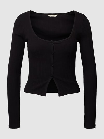 Review Longsleeve mit U-Ausschnitt Black 2