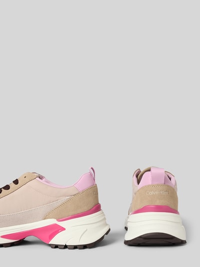 Calvin Klein Jeans Sneakers met vetersluiting Beige - 2