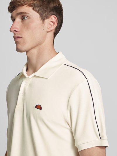 Ellesse Koszulka polo z wyhaftowanym logo Złamany biały 3