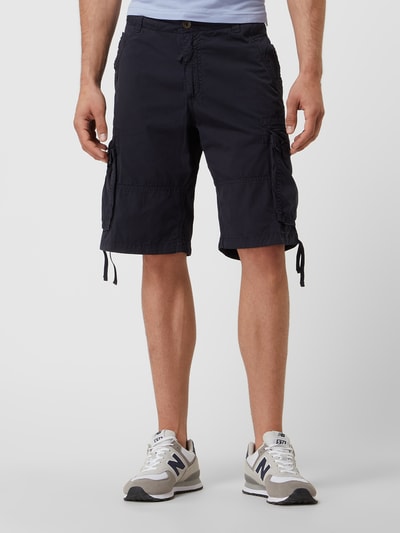 Aeronautica Militare Cargoshorts van katoen  Marineblauw - 4