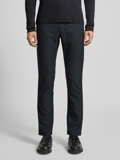 Christian Berg Men Stoffen broek met 5-pocketmodel Donkergrijs - 4