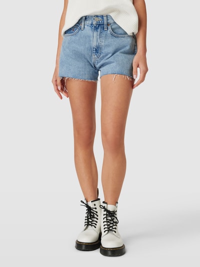 Tommy Jeans Shorts mit Label-Stitching Modell 'HOT PANT' Hellblau 4