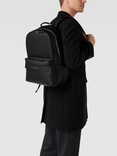 Tommy Hilfiger Rucksack in Leder-Optik Black 1