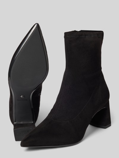 Tamaris Laarsjes met banana-hak Zwart - 4