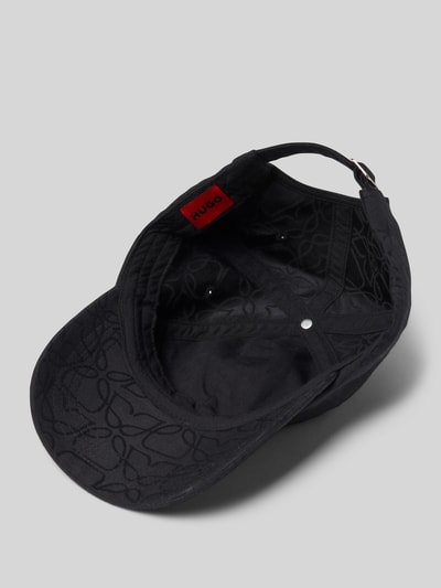 HUGO Basecap mit Label-Applikation Modell 'Ally' Black 2
