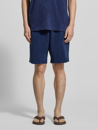 Tommy Hilfiger Loose Fit Sweatshorts aus reiner Baumwolle Modell 'TOWELLING SWEATSHORTS' Marine 4