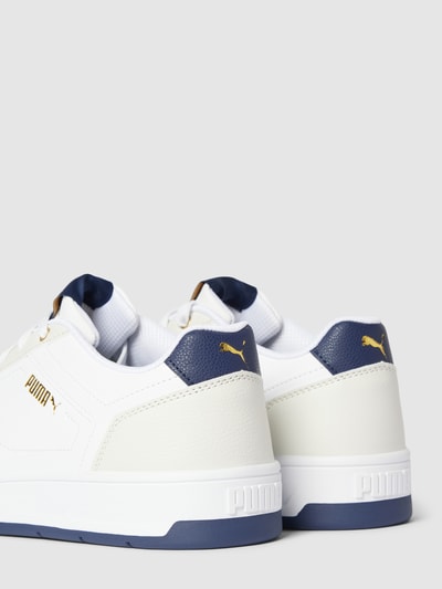 Puma Sneaker mit Label-Detail Modell 'Court' Weiss 2