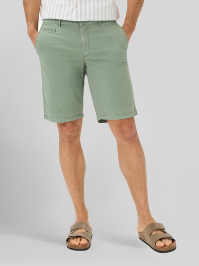 Brax Regular Fit Bermuda aus Baumwoll-Mix Gruen 4