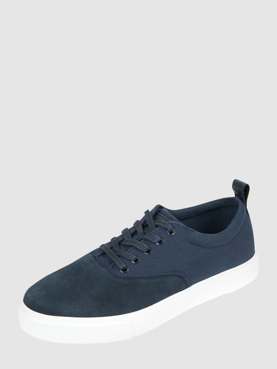 CK Calvin Klein Sneaker van textiel en suède Donkerblauw - 1