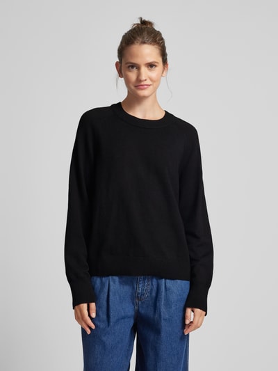 Marc O'Polo Denim Gebreide pullover met ronde hals Zwart - 4