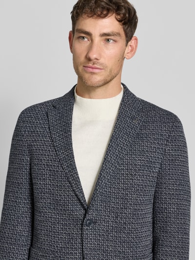 Pierre Cardin 2-knoops colbert met reverskraag, model 'Michel' Marineblauw - 3
