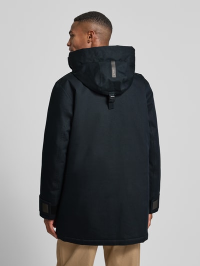g-lab Parka o kroju regular fit z kieszeniami z patką model „Fend” Granatowy 5